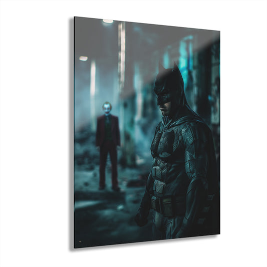 Watch your back, Fan Concept Style Batman, Acrylic Wall Art