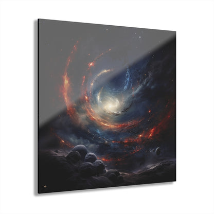 Celestial Vortex, Space Concept Style, Acrylic Wall Art