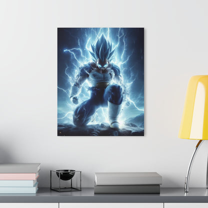 Bow to the Prince, SS Blue Vegeta, Fan Concept Style, Acrylic Wall Art