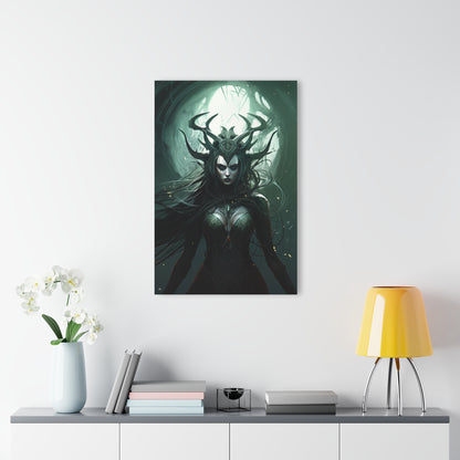 Hela, goddess of death, Norse Mythology, concept style, Acrylic Wall Art