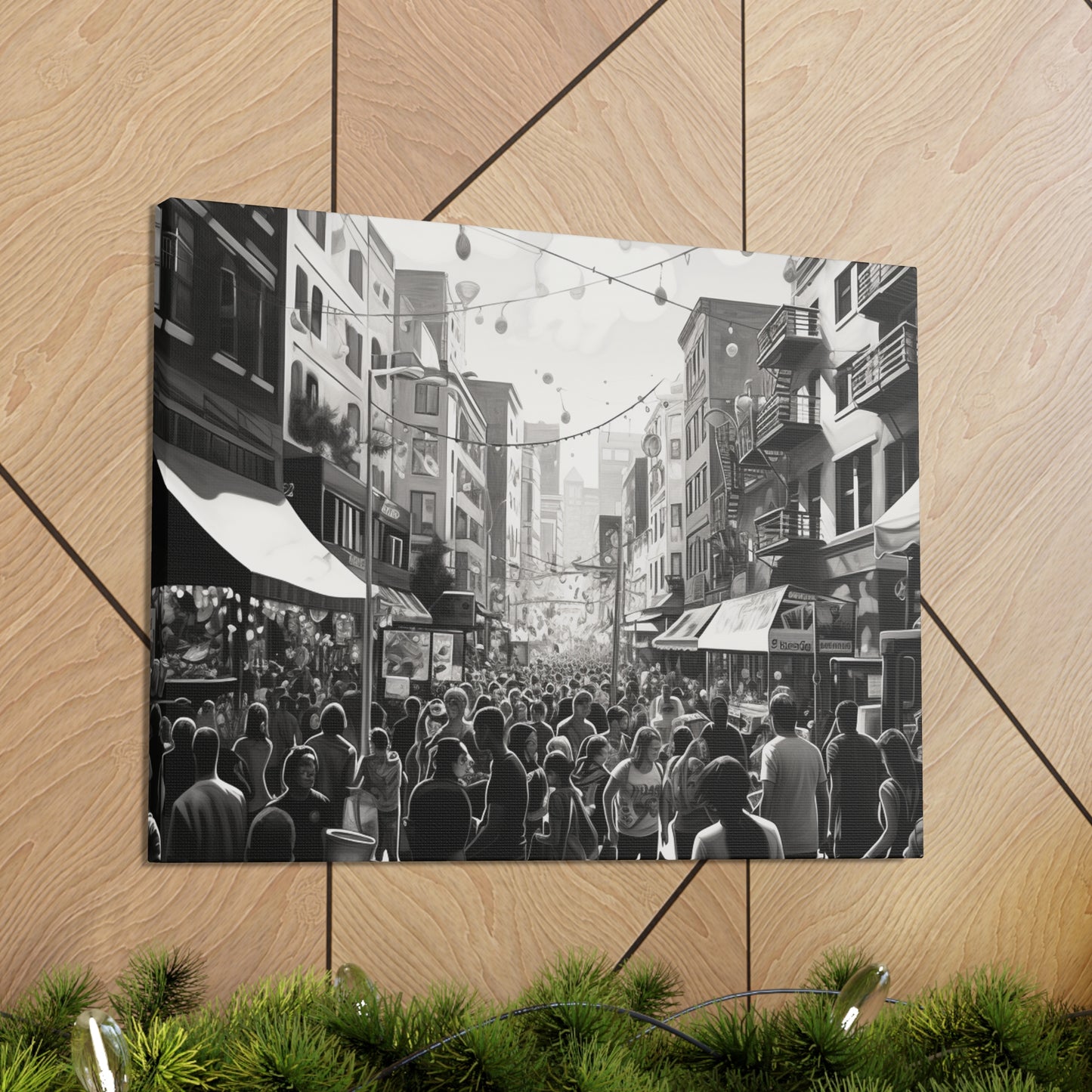 Street Fair Canvas Art