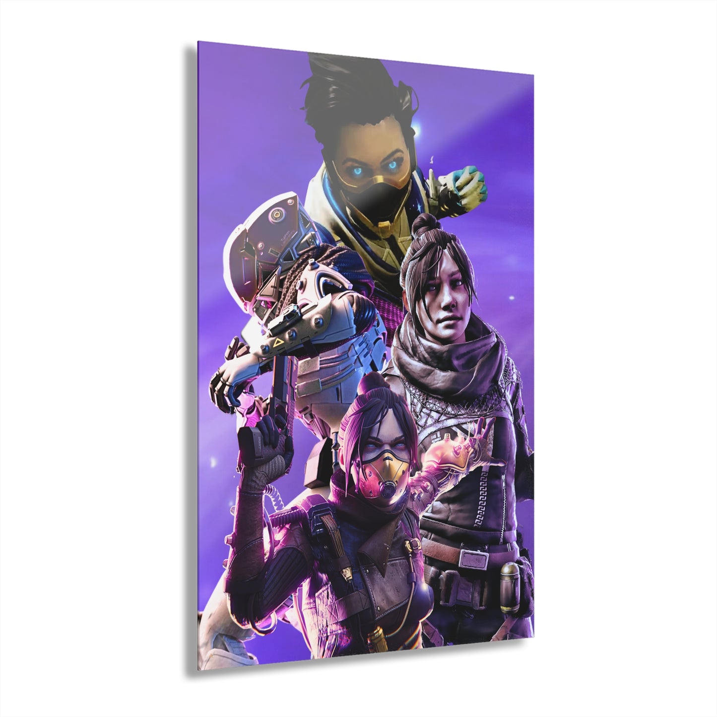 "Wraith's Kaleidoscopic Essence" Apex Legends Fan Concept Style, Acrylic Wall Art