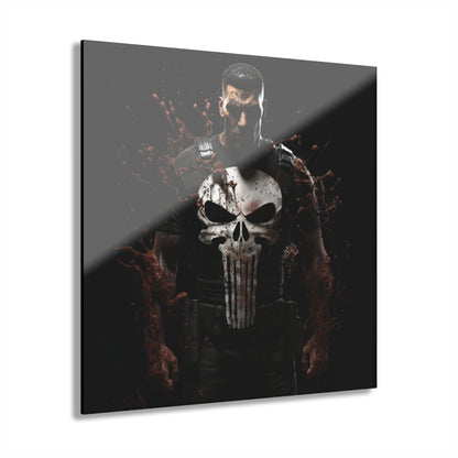 Punisher, Marvel Color Splash, Concept, Style, Acrylic Wall Art