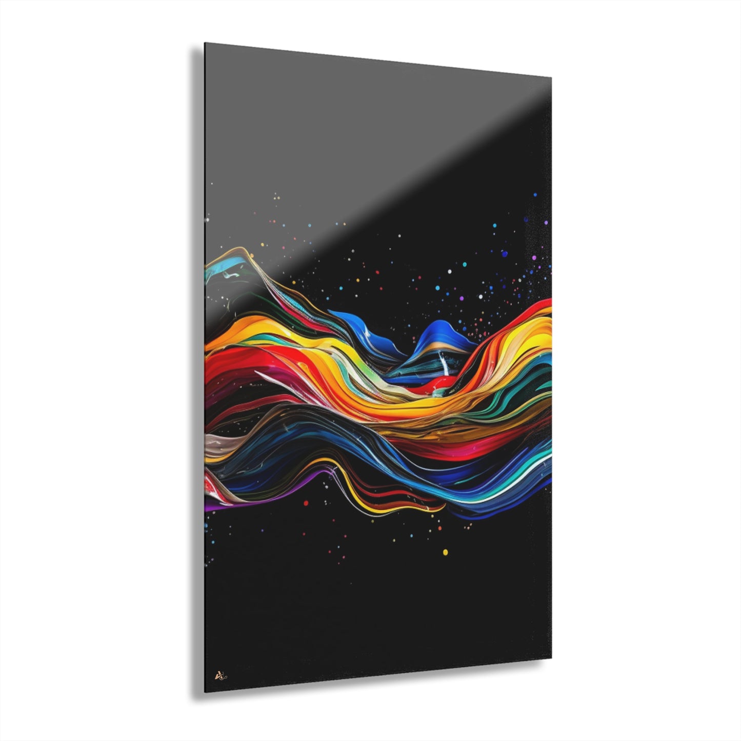 Wave Length, No Background Concept Style, Acrylic Wall Art