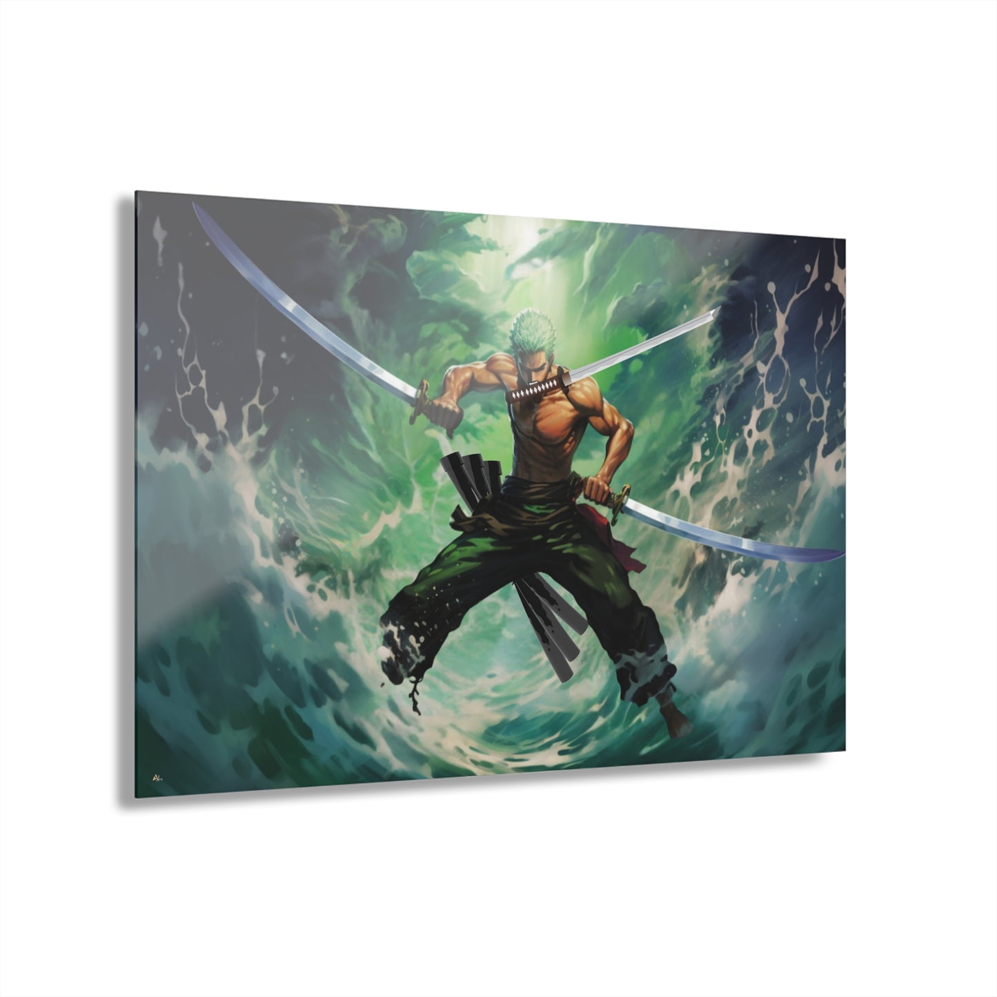 Roronoa Zoro, Pop Culture Concept Style, Acrylic Wall Art