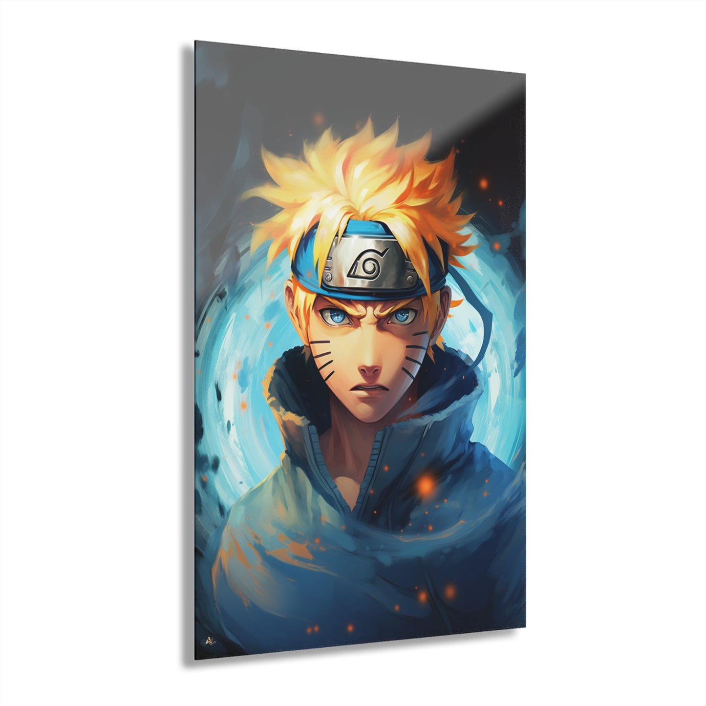 Naruto, Anime Color Splash, Concept Style, Acrylic Wall Art