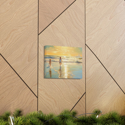 Sunset Walk Canvas Art