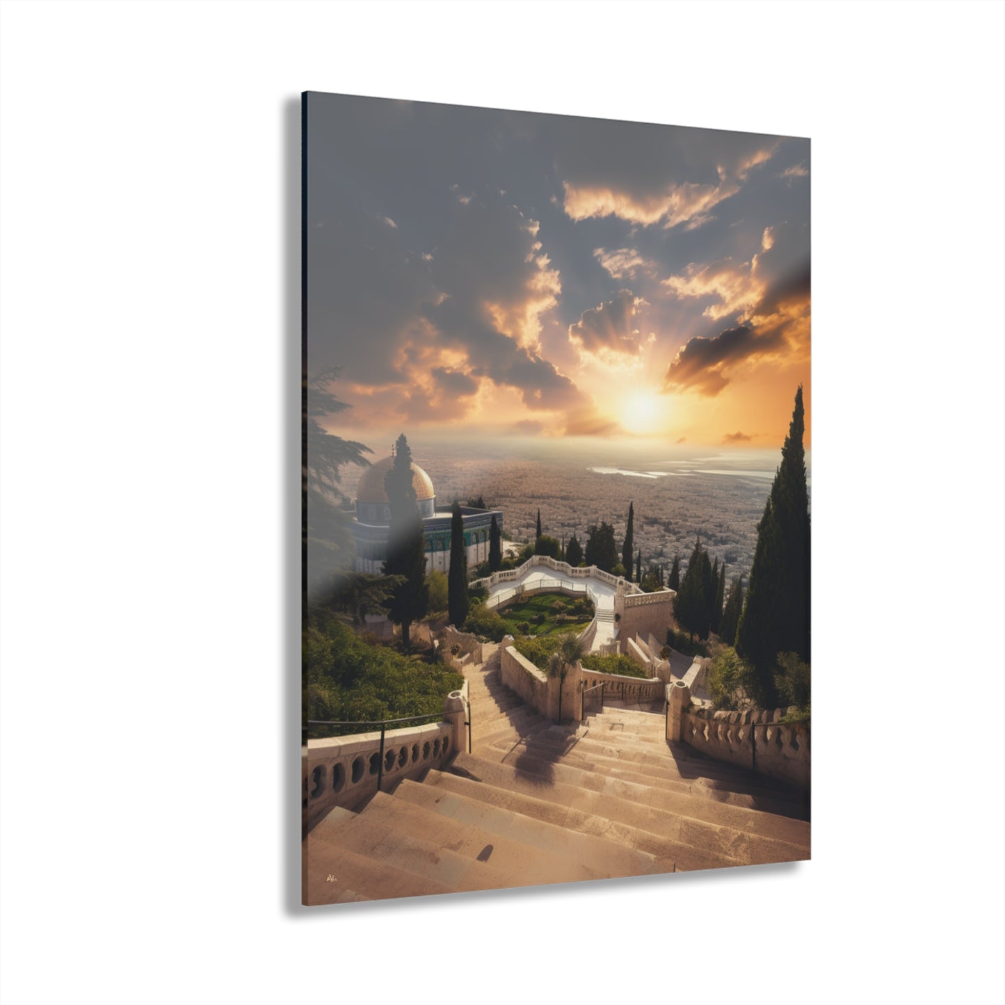 Holy, Landscape, Location, Concept, Acrylic Wall Art