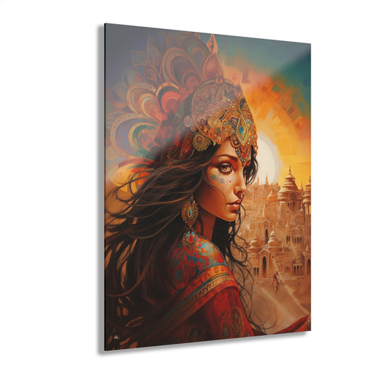 Desert Princess, People Concept Style, Acrylic Wall Art