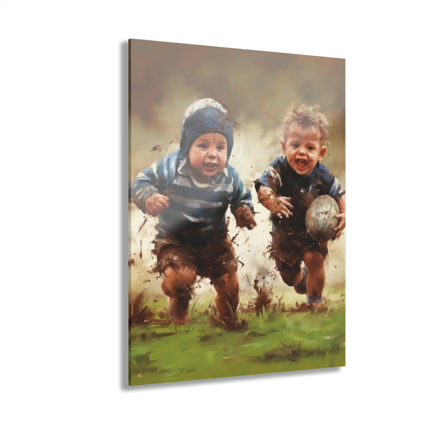 Rugby Boys, Concept Style, Acrylic Wall Art