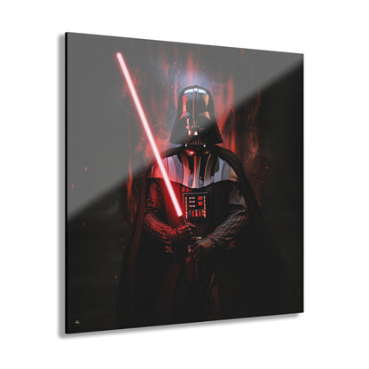 Lord Vader, Star Wars, Color Splash, Concept Style, Acrylic Wall Art