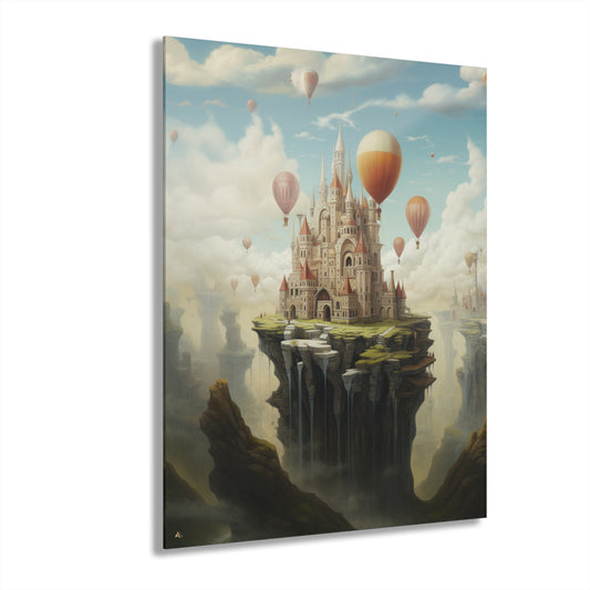 Far far Away, Landscape Concept Style, Acrylic Wall Art