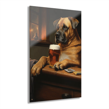 Draft Dog, Animal Concept Style, Acrylic Wall Art