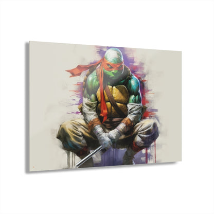 Mikey, TMNT, Color Splash, Concept Style, Acrylic Wall Art