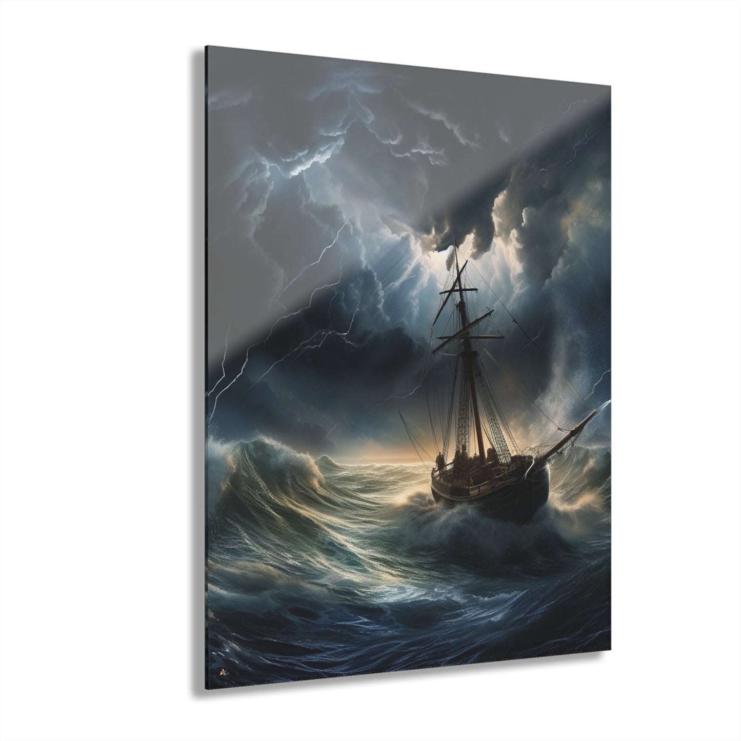 Stormfront, Landscape Concept Style, Acrylic Wall Art