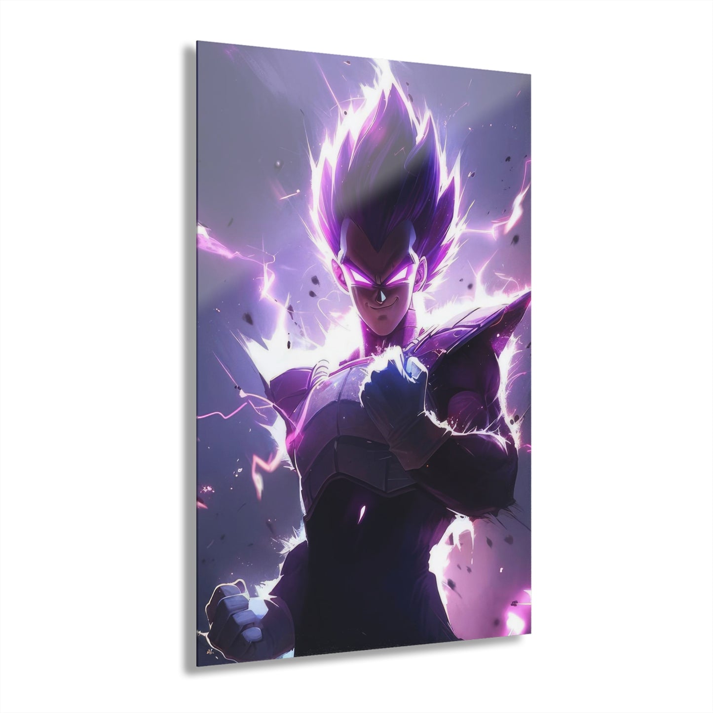 Ultra Ego, Vegeta, Color Splash, Concept Style, Acrylic Wall Art