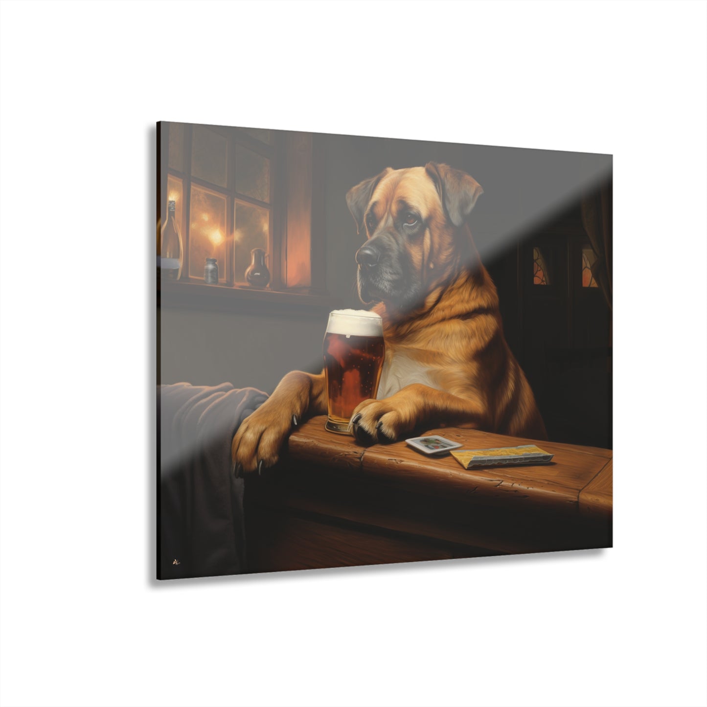 Draft Dog, Animal Concept Style, Acrylic Wall Art