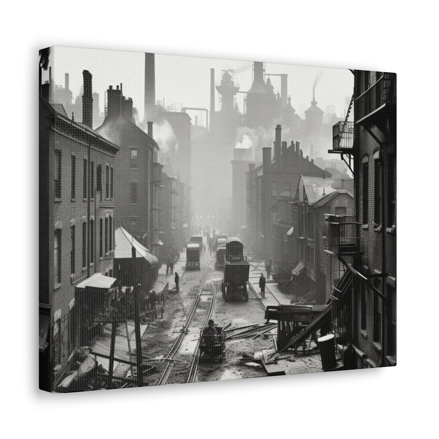 Industrial City Canvas Art