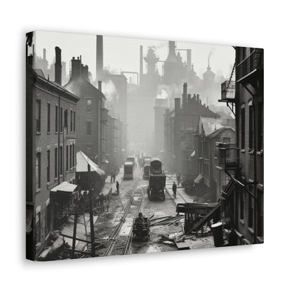 Industrial City Canvas Art