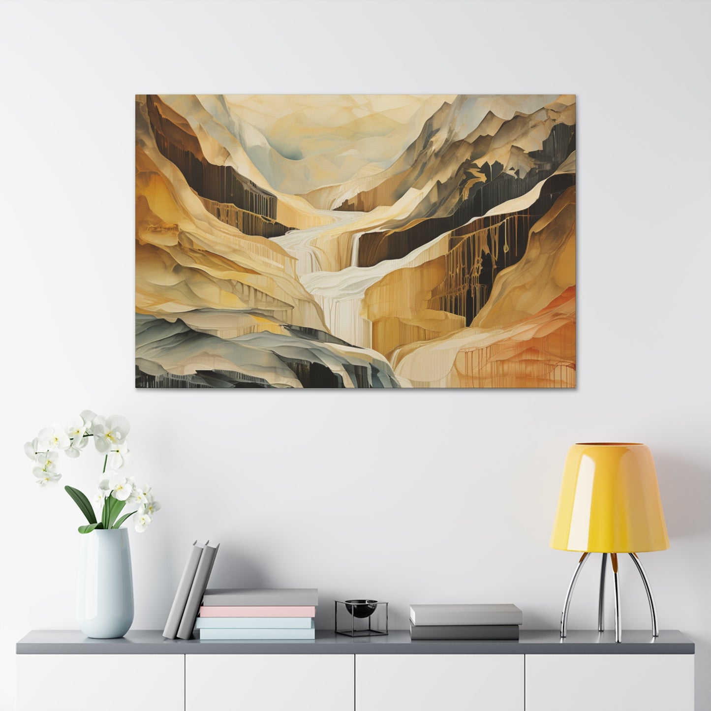 Mountain Range Canvas Art