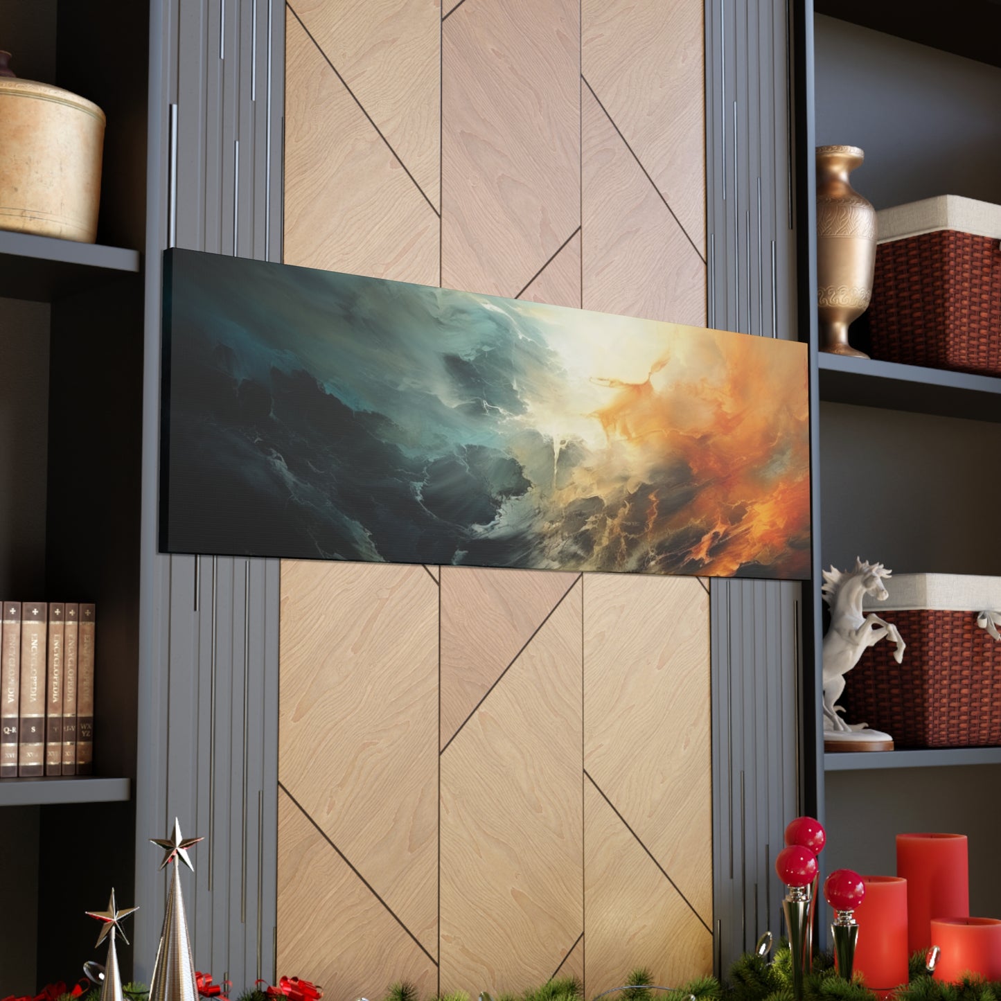 Fire storm Canvas