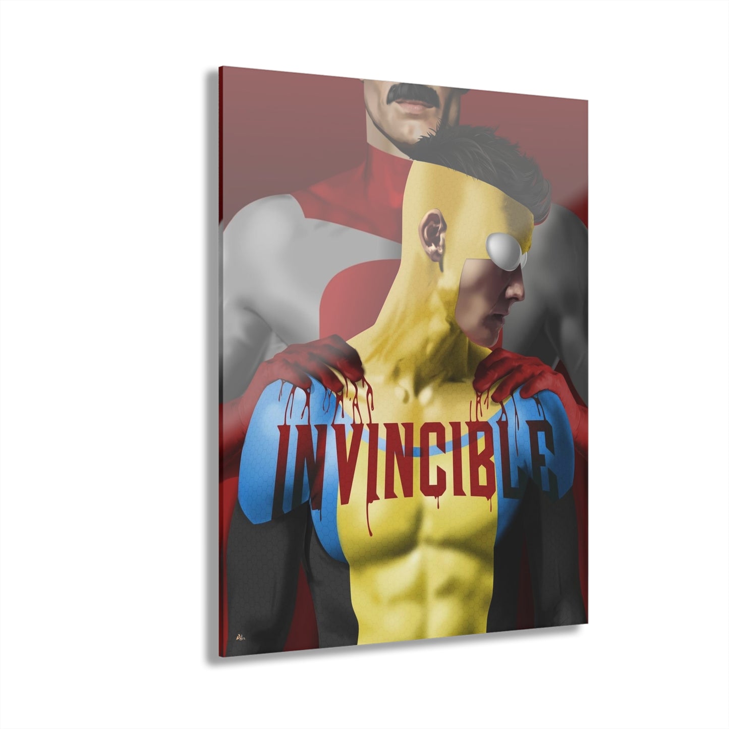 Invincible, Comic, Concept Style, Acrylic Wall Art