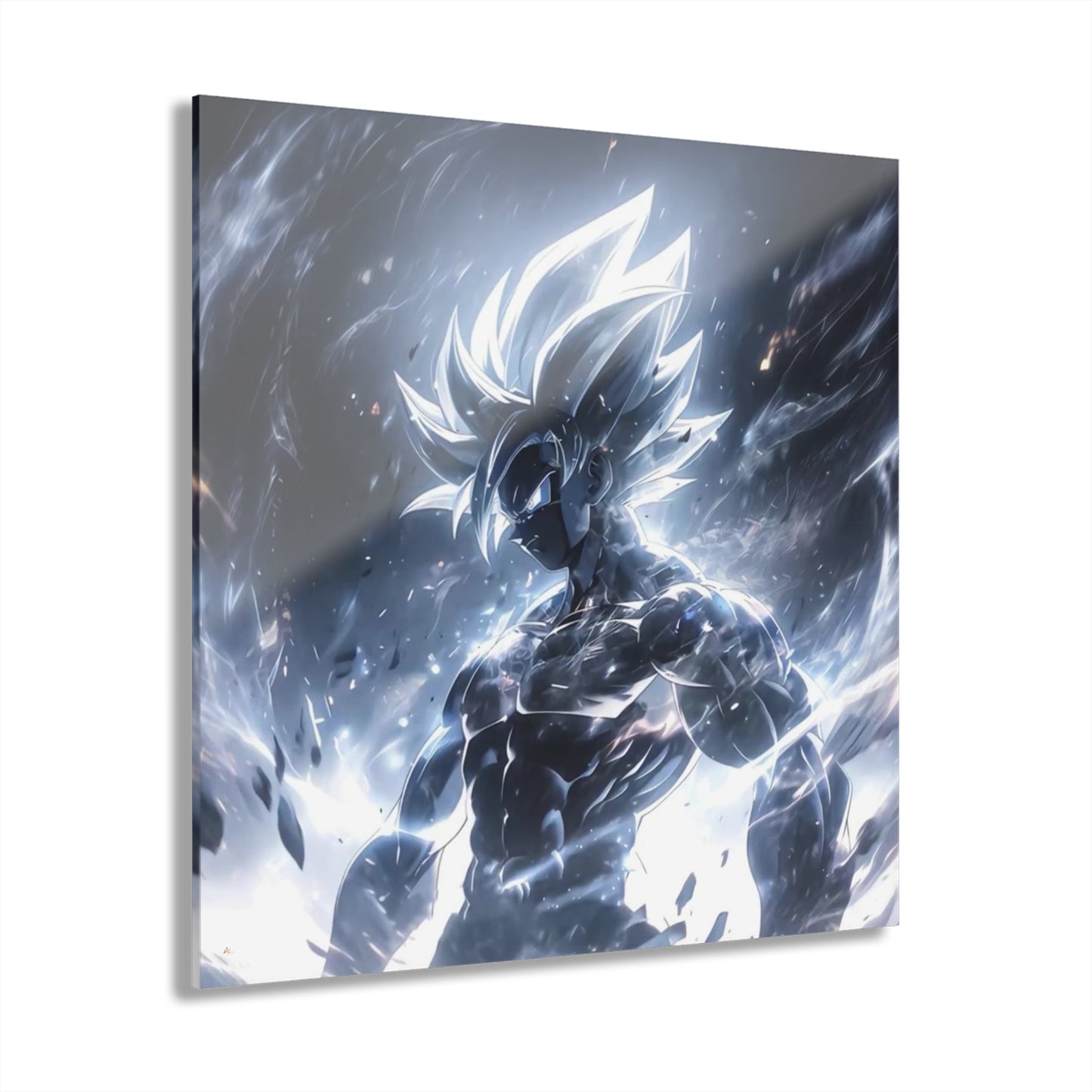 Ultra Mastered, Goku, Anime, Color Splash, Concept Style, Acrylic Wall Art