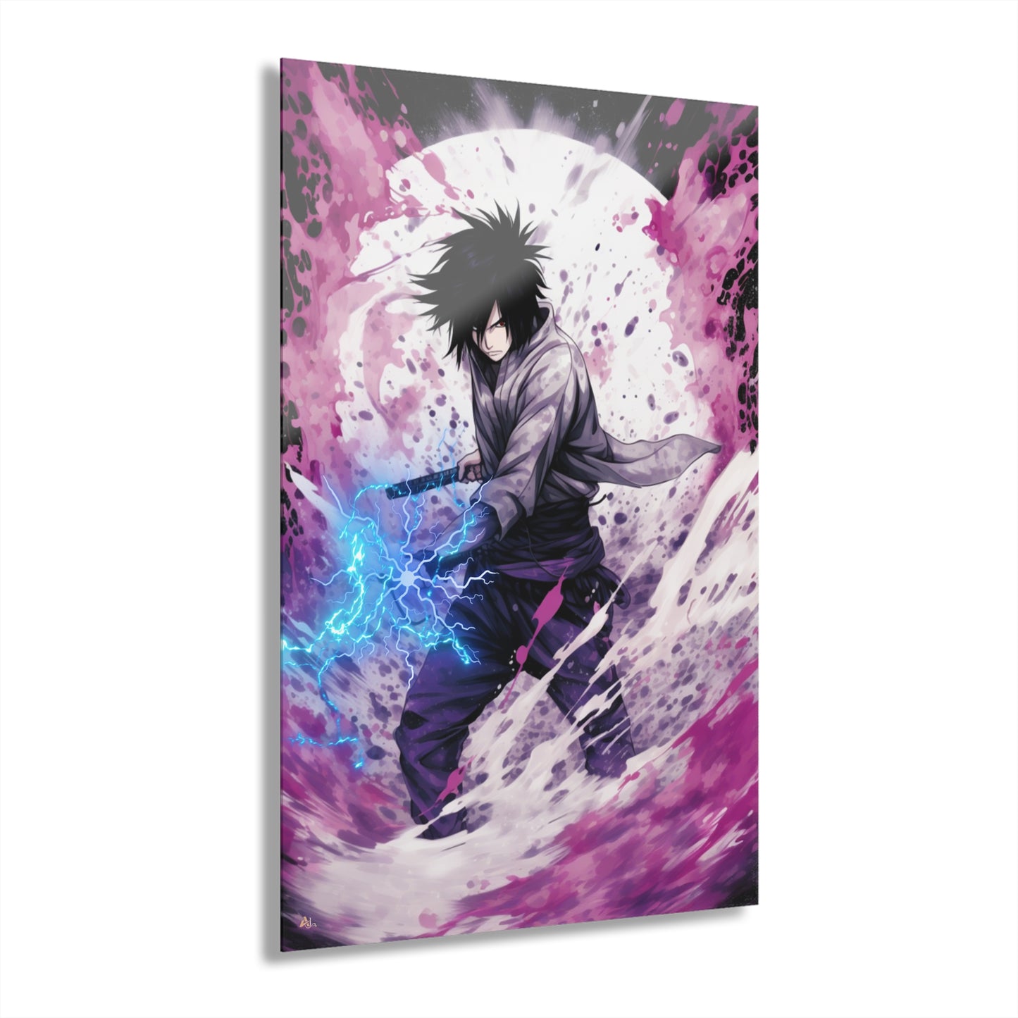 Sasuke, Anime, Naruto Color Splash, Concept Style, Acrylic Wall Art