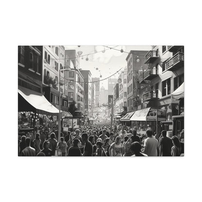 Street Fair Canvas Art