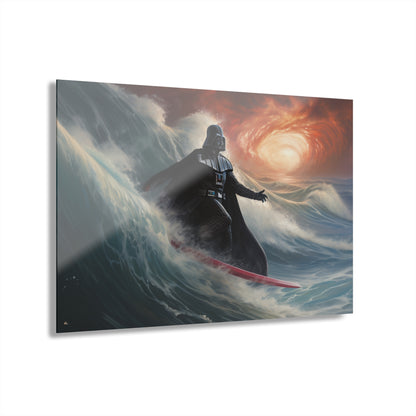 Darth Surfer, Pop Culture, Concept Style, Acrylic Wall Art