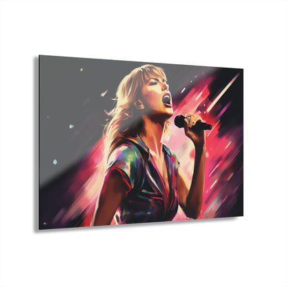 Shake it off, Pop Culture, Color Splash, Concept Art, Acrylic Wall Art