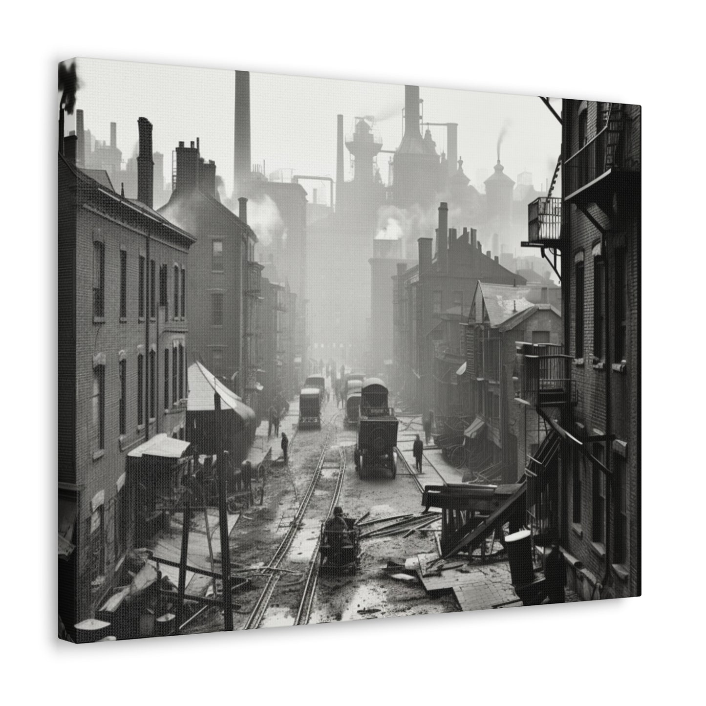 Industrial City Canvas Art