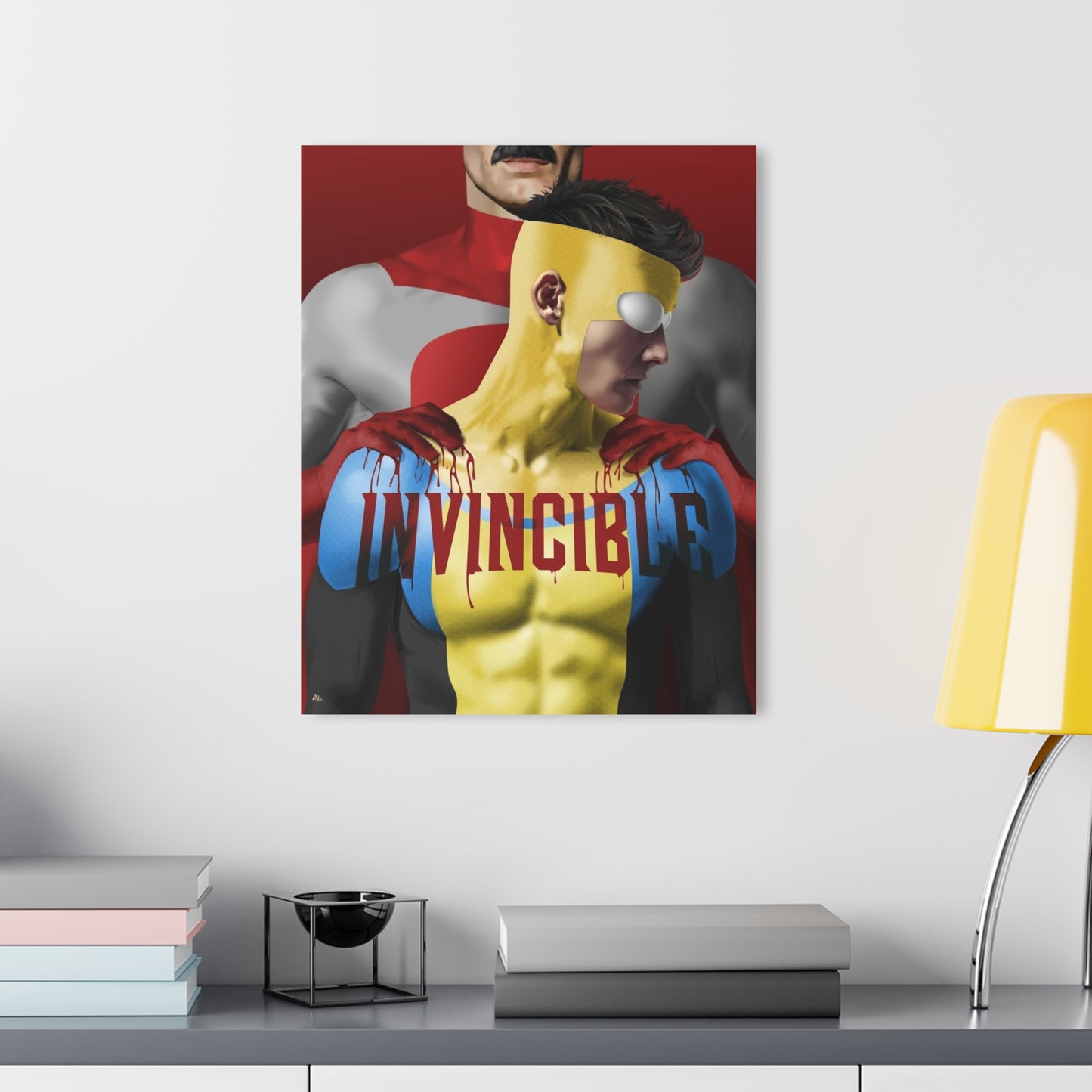 Invincible, Comic, Concept Style, Acrylic Wall Art