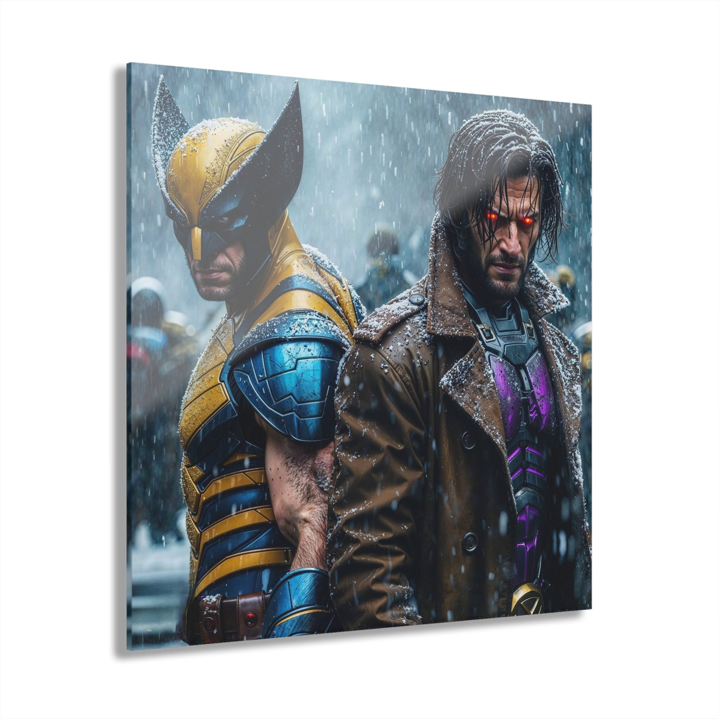 Wolverine and Gambit, X-men Concept Acrylic Wall Art