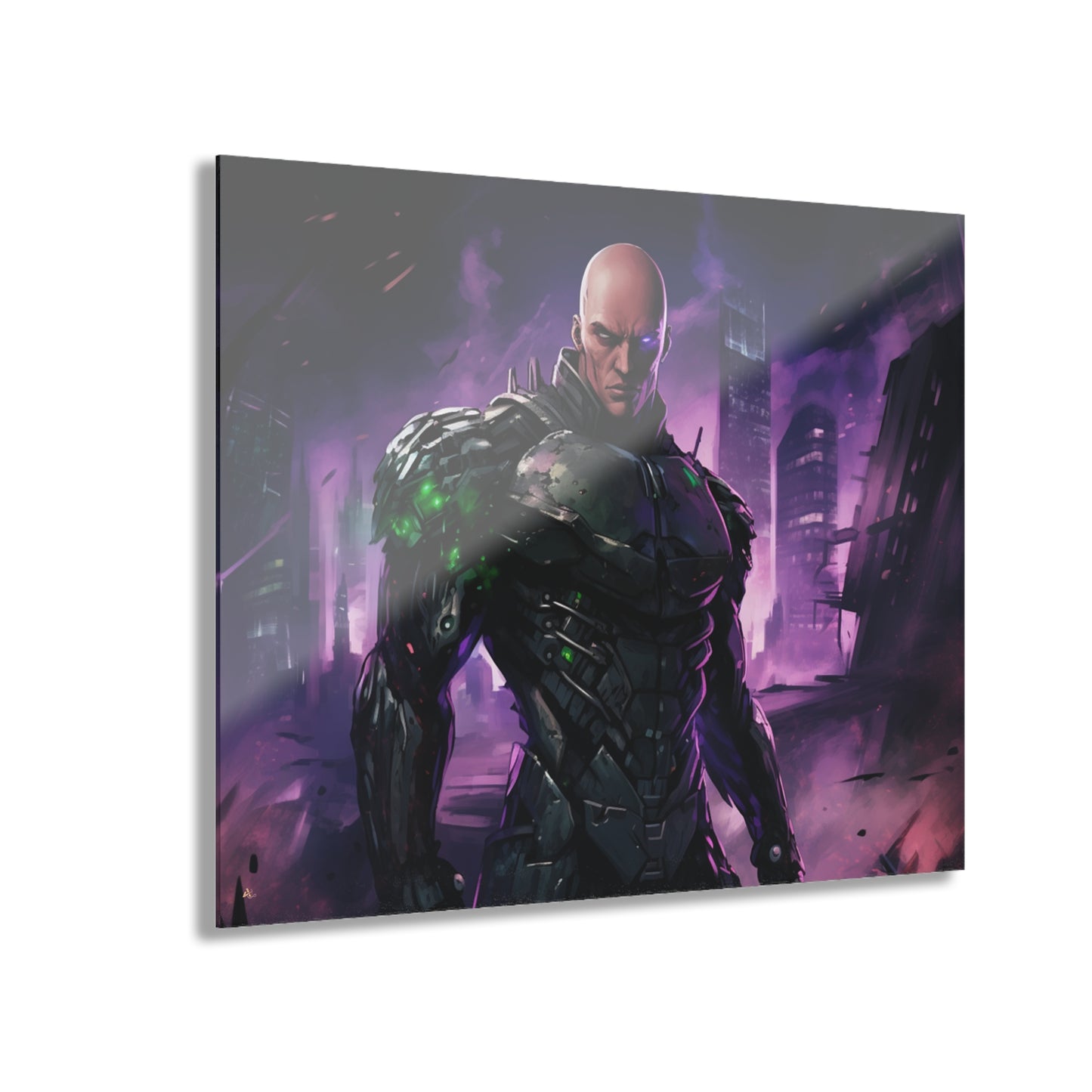 Luthor, Lex, DC Color Splash, Concept Style, Acrylic Wall Art