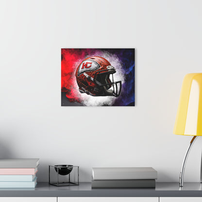 Chiefs Radiance, Kansas City, Football, Fan Colorsplash Concept Style, Acrylic Wall Art