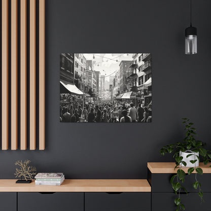 Street Fair Canvas Art