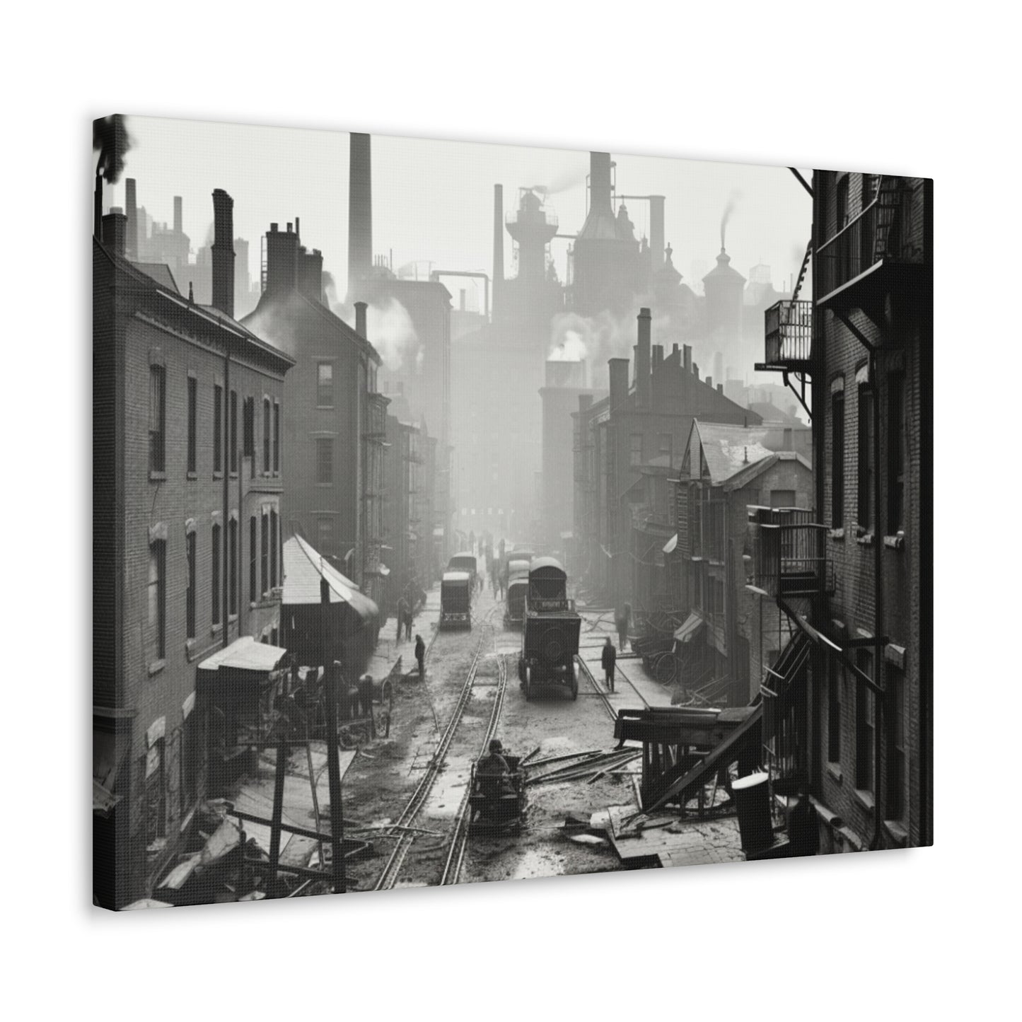 Industrial City Canvas Art