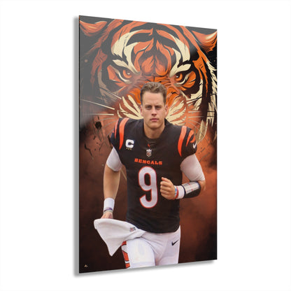 Joe Burrow, Bengals Fan Concept, Acrylic Wall Art