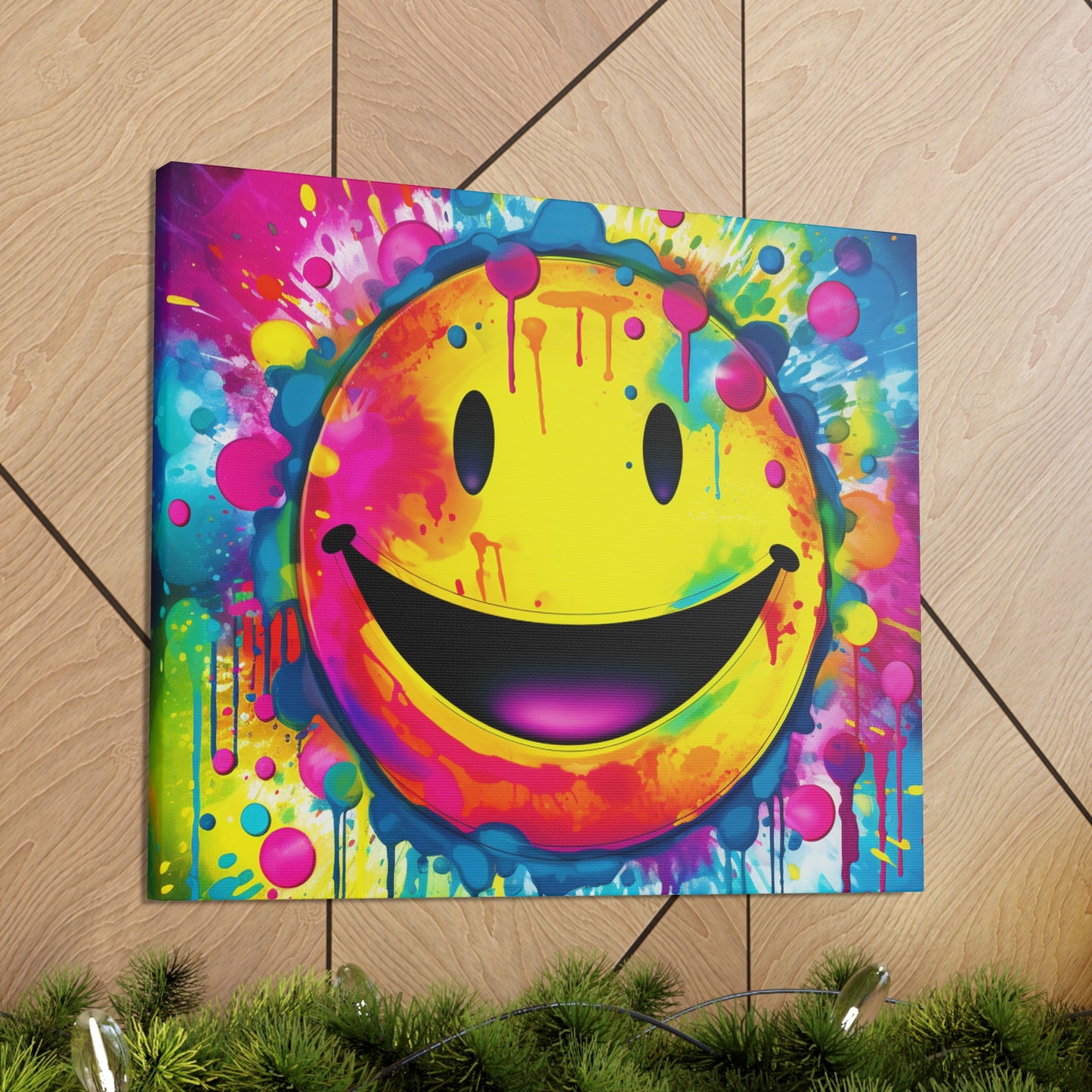 Just Smile Canvas Art