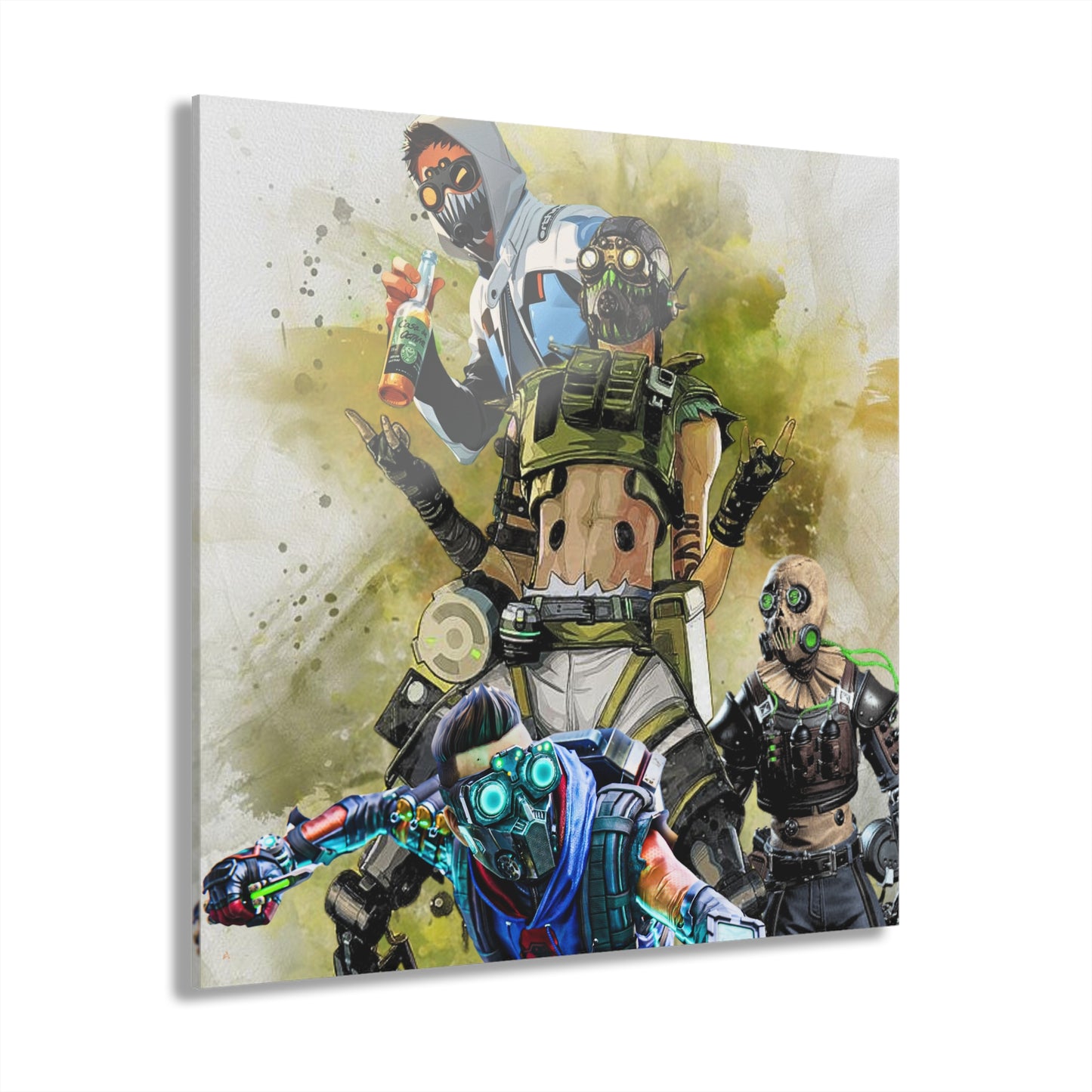 "Octane's Quadrant Odyssey" Apex Legends Fan Concept, Acrylic Wall Art