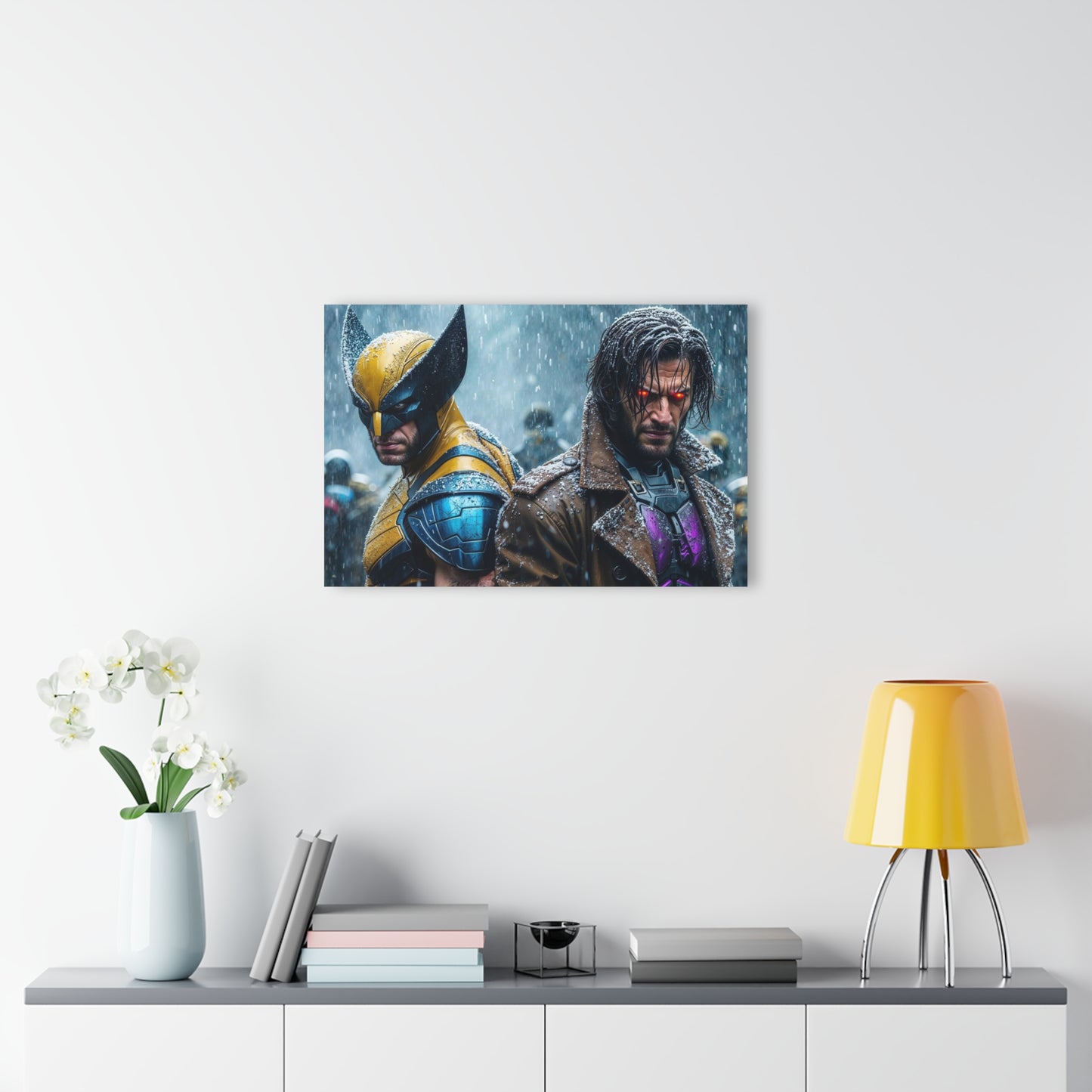 Wolverine and Gambit, X-men Concept Acrylic Wall Art