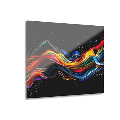 Wave Length, No Background Concept Style, Acrylic Wall Art