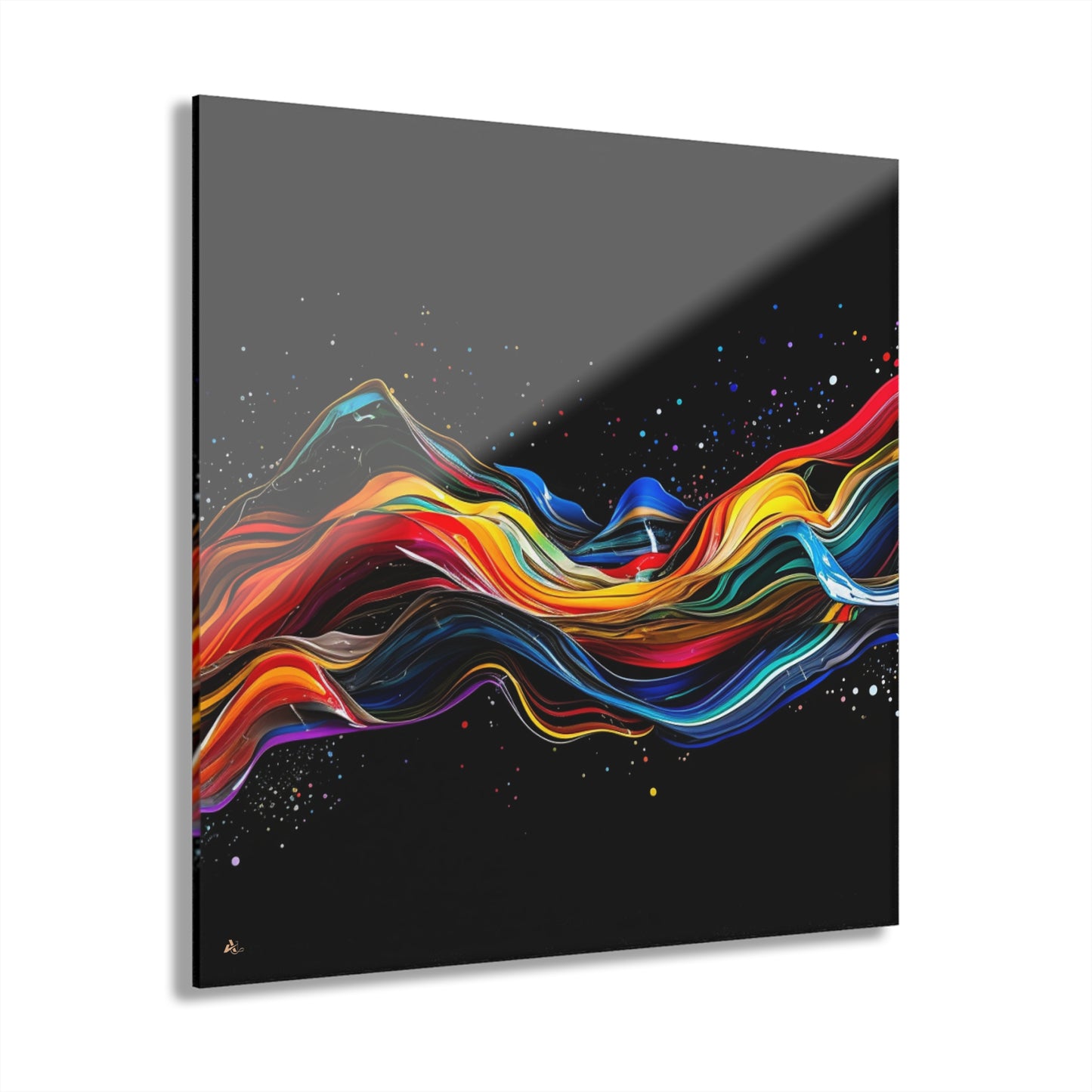 Wave Length, No Background Concept Style, Acrylic Wall Art