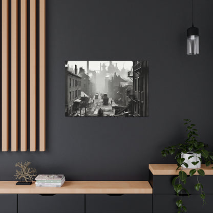 Industrial City Canvas Art