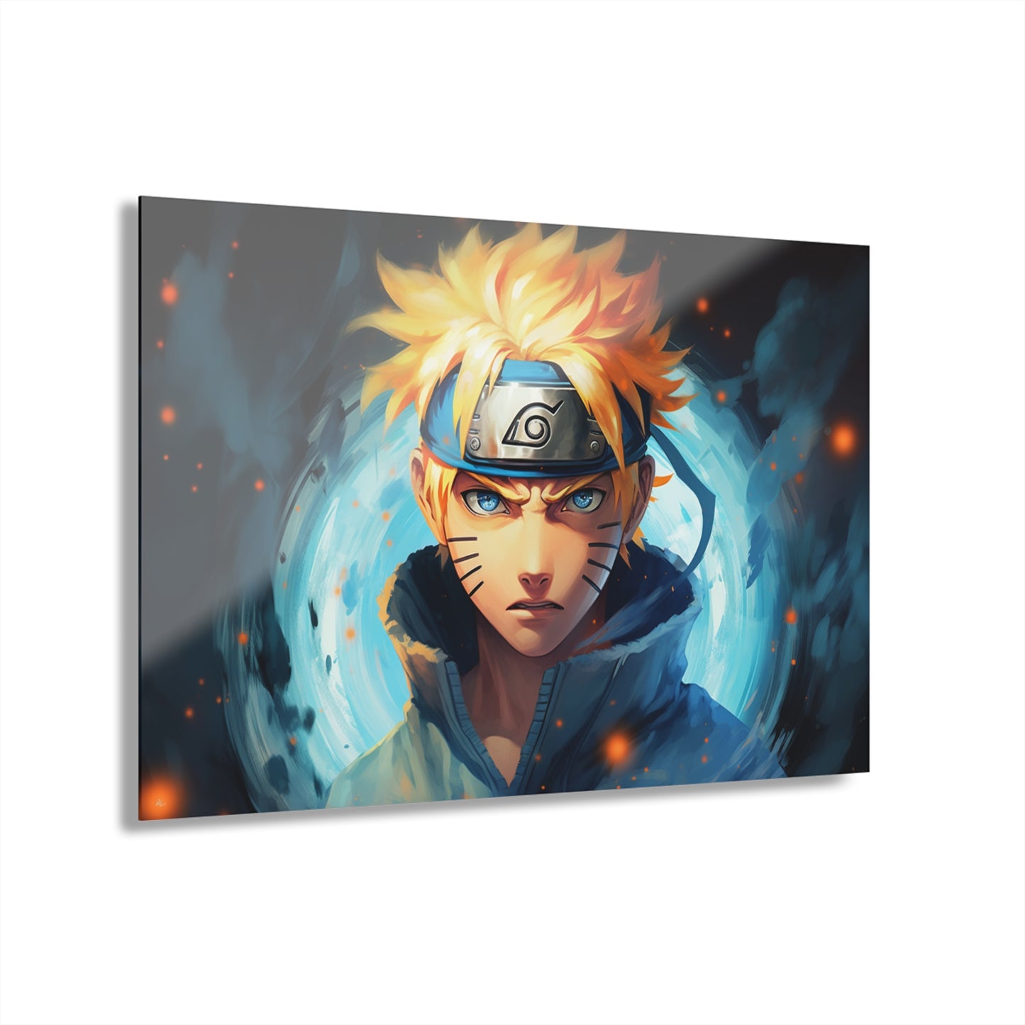 Naruto, Anime Color Splash, Concept Style, Acrylic Wall Art