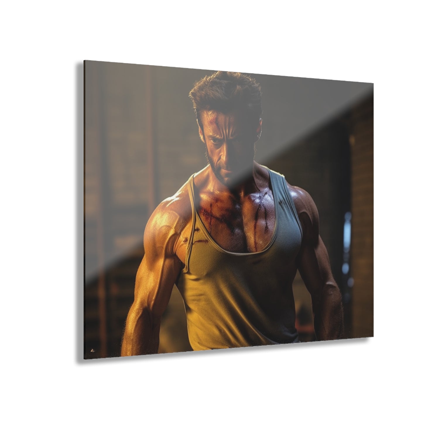 Logan, Hugh Jackman, Wolverine, Marvel Concept Style, Acrylic Wall Art