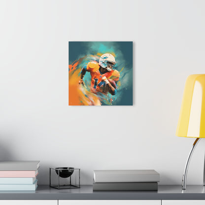 Dolphins Euphoria, Miami, football, Fan Concept Style, Acrylic Wall Art