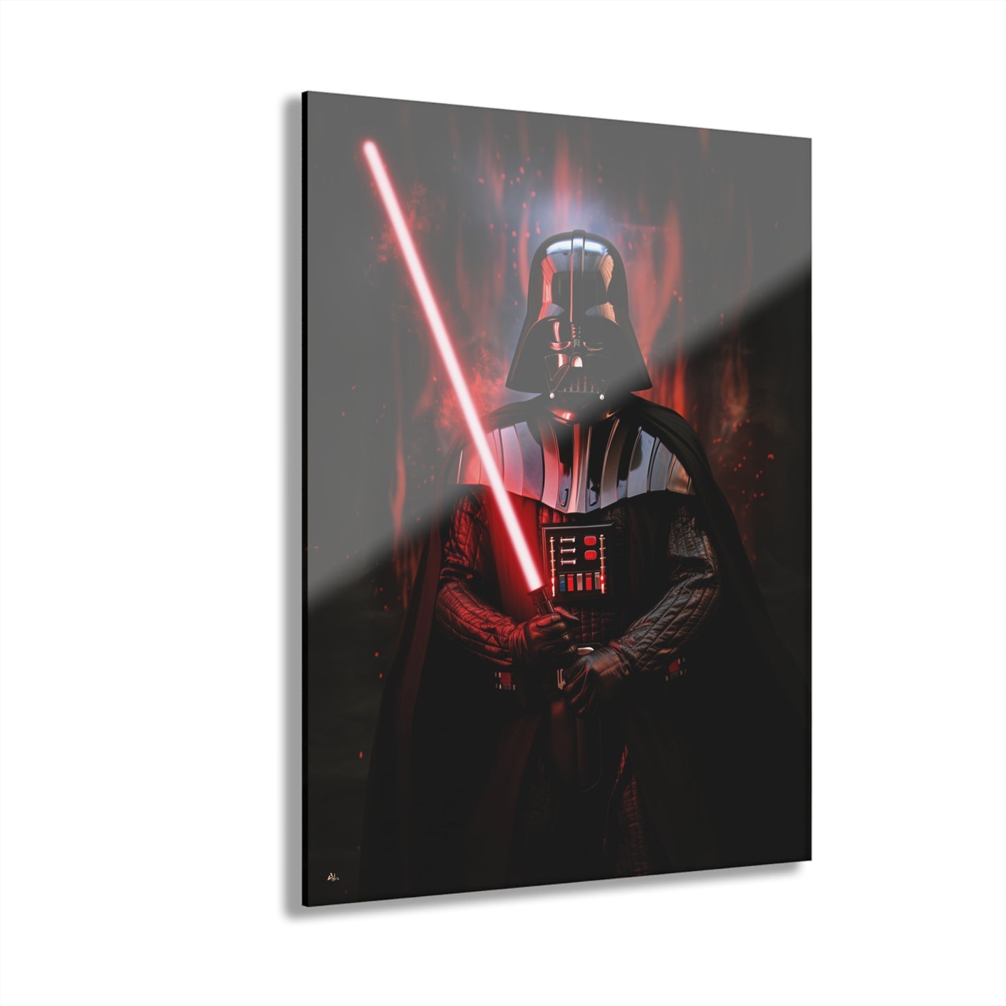 Lord Vader, Star Wars, Color Splash, Concept Style, Acrylic Wall Art