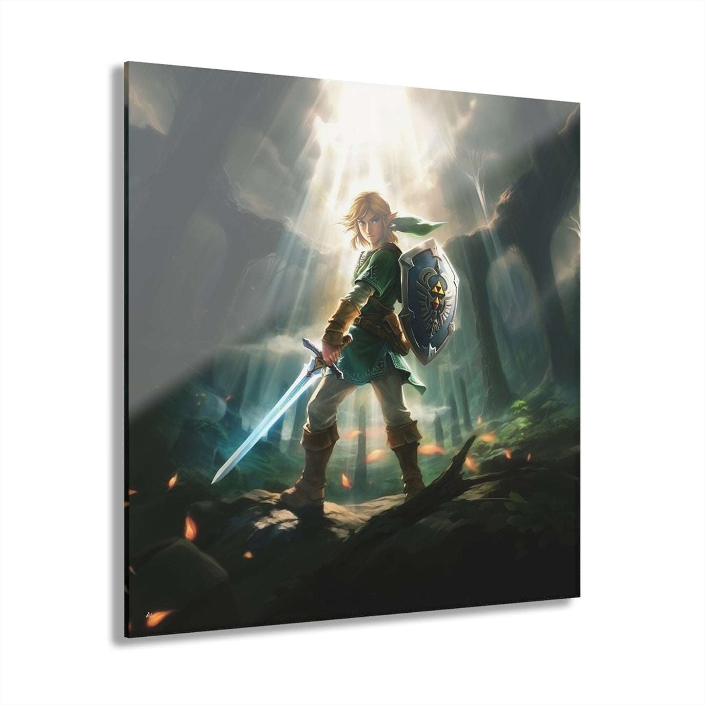 Legend, Link, Video Game, Concept Style, Acrylic Wall Art